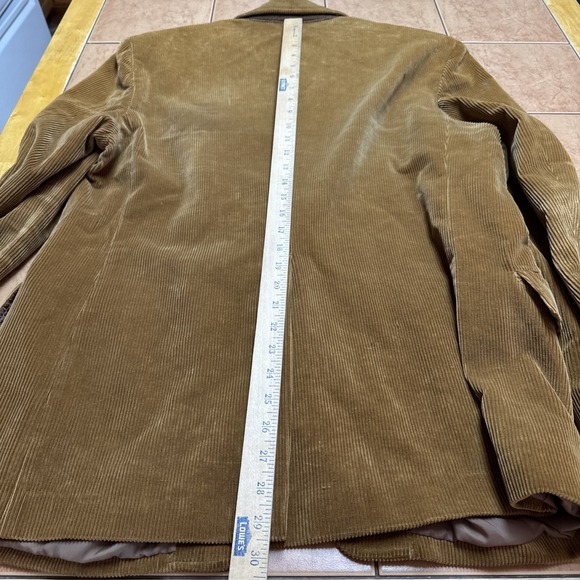Vintage Kmart Corduroy Blazer Jacket Brown Sz 42R Japan Made 100% Cotton‎ 80s - Picture 11 of 11